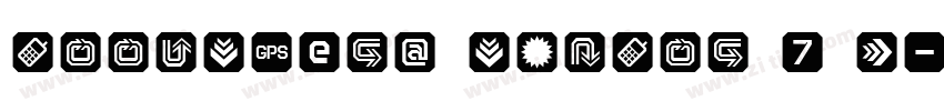 bookshelf symbol 7 r字体转换